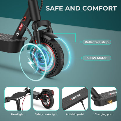 iScooter i9Max 500W Commuting Electric Scooter