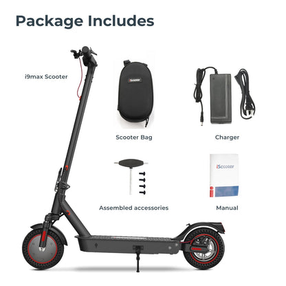 iScooter i9Max 500W Commuting Electric Scooter