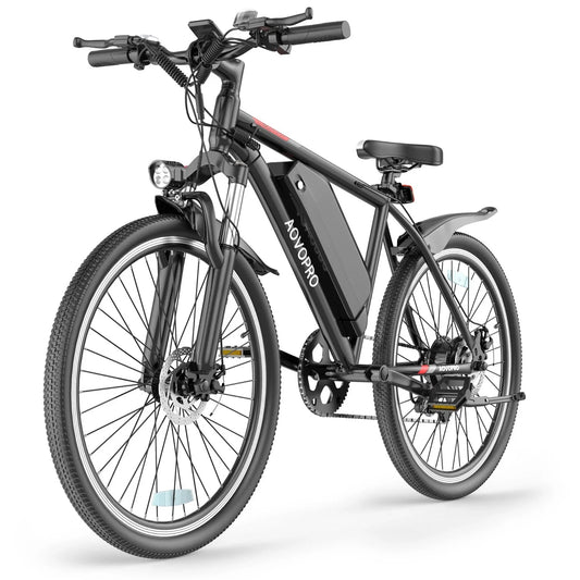 REFURBISHED "B Grade" AOVOPRO BK900 Electric MTB Electric Bike 9AH Battery with Smart APP for Adults