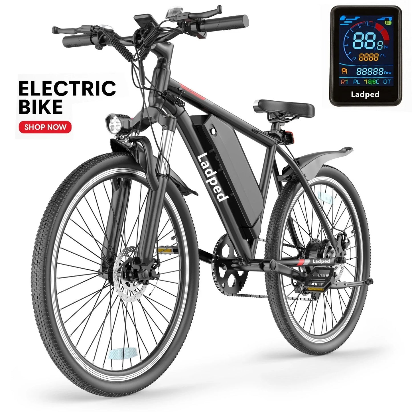 REFURBISHED LADPED LP26520 Electric MTB Electric Bike 5.2AH Battery with Smart APP for Adults