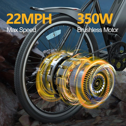 REFURBISHED LADPED LP26520 Electric MTB Electric Bike 5.2AH Battery with Smart APP for Adults