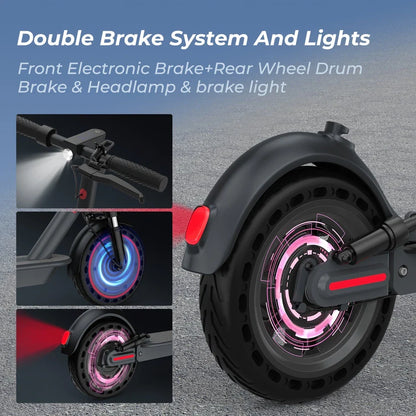 REFURBISHED AOVOPRO TMAX 500W 10inch Foldable Electric Scooter, 22MPH