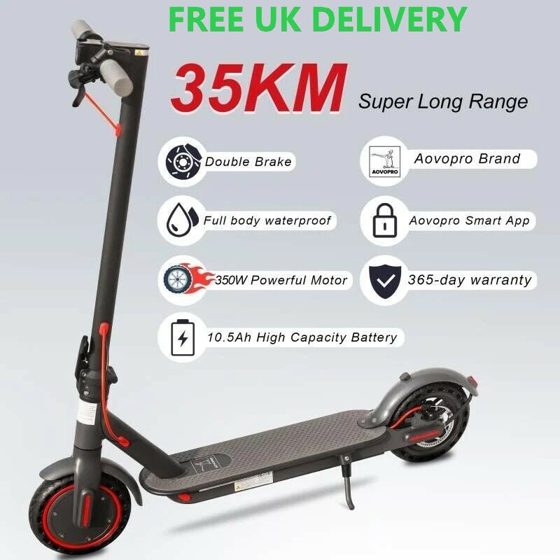 AOVOPRO ES80 ELECTRIC SCOOTER 19MPH